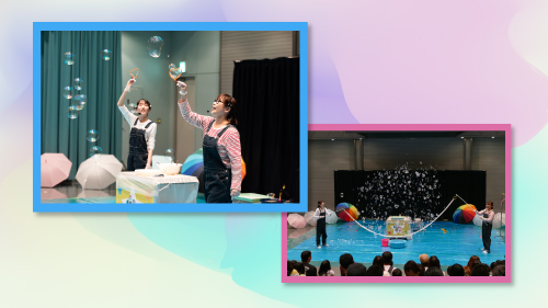 サイエンスショーシャボン玉